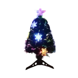 Árvore Natal Fibra Ótica Colorida 45cm Bivolt