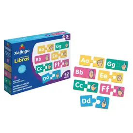 Bingo Das Letras em Libras 16 Cartas - Xalingo